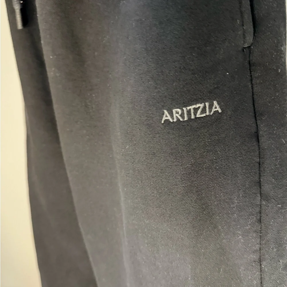 Aritzia Black Wide-Leg sweat Pants - Picture 4 of 4